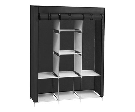 Guarda Roupas Desmontável Mobilis Preto - 45X170X130cm | Westwing
