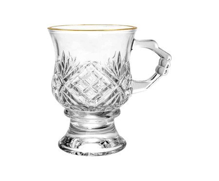 Xícara Clarus Fio de Ouro - 130ml | Westwing