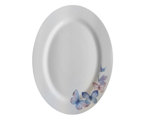 Travessa Butterfly - 22X1,8X30cm, white | WestwingNow
