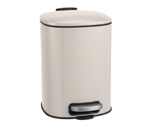 Lixeira Steel Bege - 5L, beige | WestwingNow