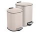 Lixeira Steel Bege - 5L, beige | WestwingNow