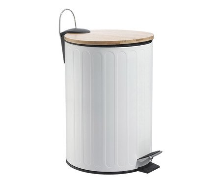 Lixeira Basic Branco - 9L | Westwing