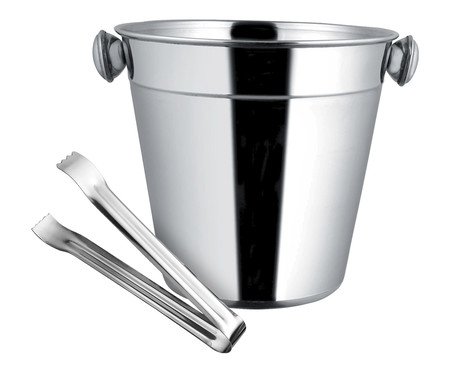 Balde de Gelo Com Pegador Gelatus - 14,3X13,5X14,3X14,3cm | Westwing