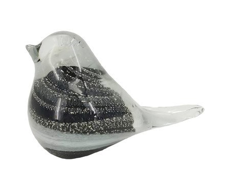 Escultura Bird Black Gold - 6,5X8,5X13,5cm | Westwing