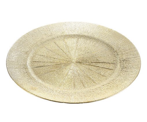 Sousplat Splendor Dourado - 33X1,7X33X33cm, multicolor | WestwingNow
