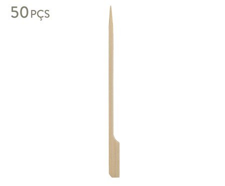 Jogo de Espetos para Churrasco de Bambu Peças Ember | Westwing