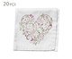 Jogo de Guardanapos de Papel Decorado Duplo Amour - 16,5X1,6X16,5cm, multicolor | WestwingNow