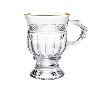 Xícara Auris Fio de Ouro - 130ml | Westwing