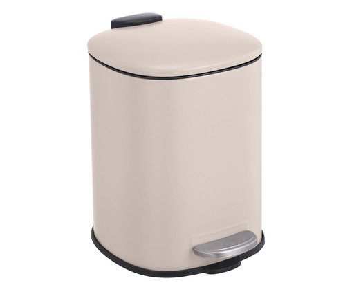 Lixeira Steel Bege - 3L, beige | WestwingNow