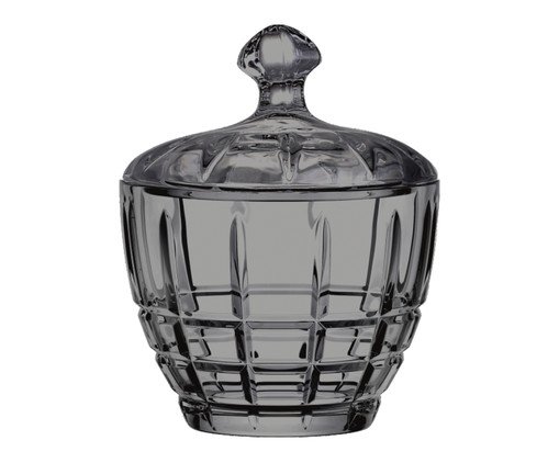 Potiche Decorativo Lisboa Cinza - 8,5X10,8X8,5X8,5cm, grey | WestwingNow