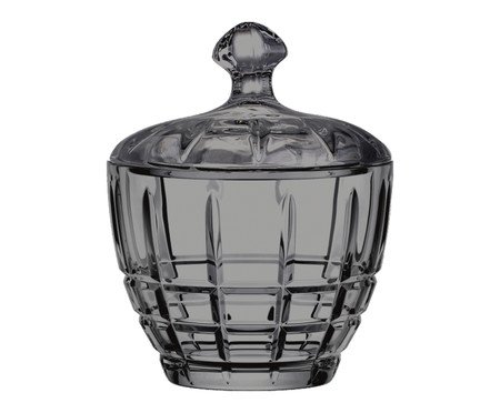 Potiche Decorativo Lisboa Cinza - 8,5X10,8X8,5X8,5cm | Westwing
