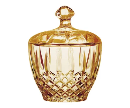 Potiche Decorativo Berlin Âmbar - 8,5X10,8X8,5X8,5cm | Westwing