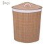 Jogo de Cestos de Bambu Triangular - 35X56X35cm, Natural | WestwingNow