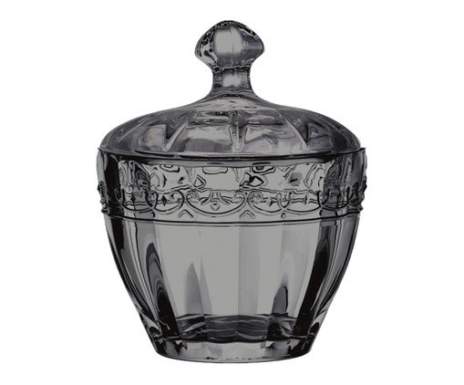 Potiche Decorativo Paris Cinza - 8,5X10,8X8,5X8,5cm, grey | WestwingNow