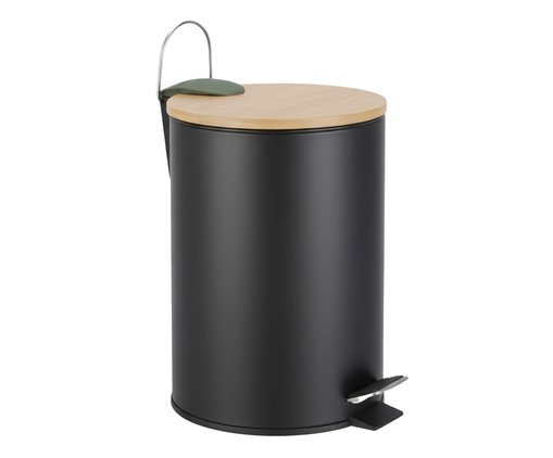 Lixeira Radius Preto, black | WestwingNow