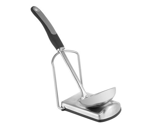 Suporte de Colher Inox Hold - 9,7X12,3X16cm, grey | WestwingNow