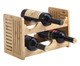 Adega Para Vinho de Bambu Garrafas Vinum - 17,8X22X34cm, Natural | WestwingNow