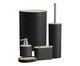 Kit Para Banheiro Linea Preto, black | WestwingNow
