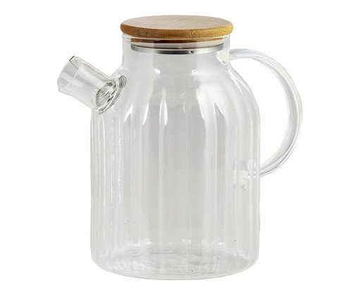 Jarra Com Tampa de Bambu Vitalis - 1,7L, multicolor | WestwingNow