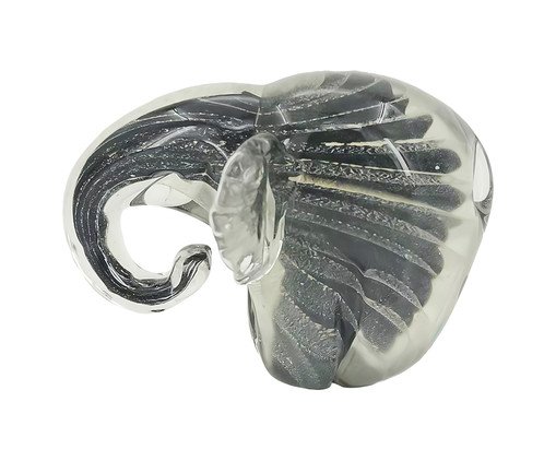 Escultura Elephant - 10X10,5X13cm, grey | WestwingNow