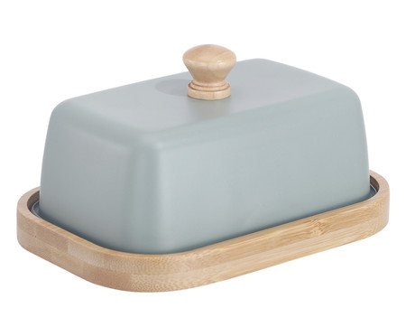Mantegueira de Bambu Com Tampa Prima Verde - 10,9X8,3X16cm | Westwing