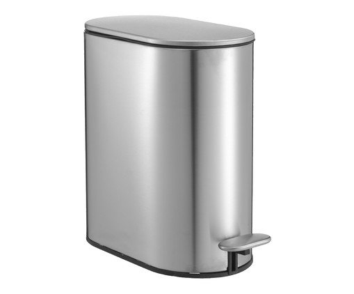 Lixeira Cromo Inox - 5L, multicolor | WestwingNow