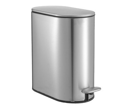 Lixeira Cromo Inox - 5L