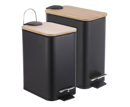 Lixeira Prime Preto - 5L | Westwing