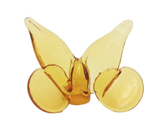 Escultura Butterfly Âmbar - 7X9,5X10,5cm, multicolor | WestwingNow