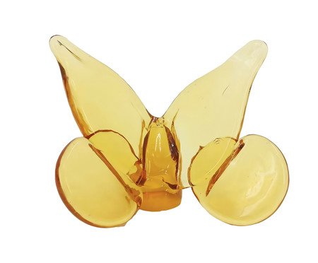 Escultura Butterfly Âmbar - 7X9,5X10,5cm | Westwing