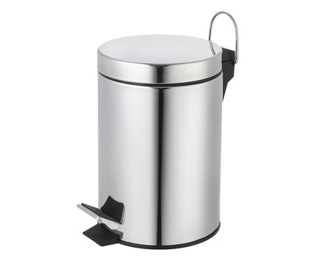 Lixeira Inox Platina - 3L | Westwing
