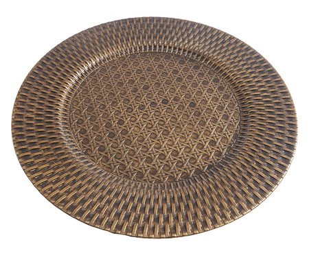 Sousplat Eternity Marrom - 33X1,7X33X33cm | Westwing