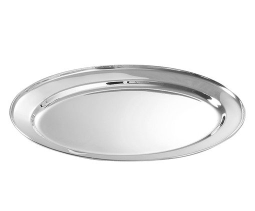 Travessa Oval Inox Serve - 13,5X1,5X20cm, multicolor | WestwingNow