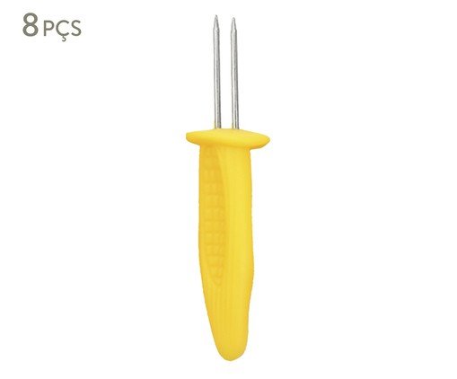 Jogo de Pegadores para Milho Rivet - 2X2X8cm, yellow | WestwingNow