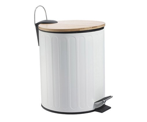 Lixeira Basic Branco - 5L, white | WestwingNow