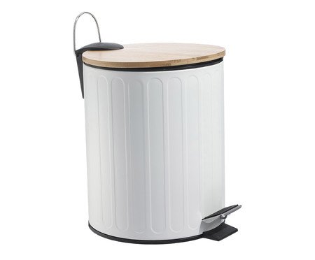 Lixeira Basic Branco - 5L | Westwing