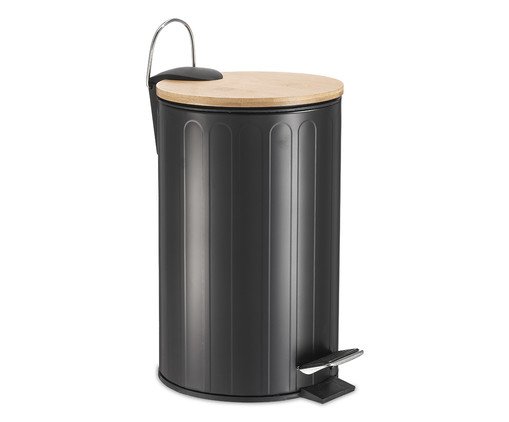 Lixeira Basic Preto - 9L, black | WestwingNow