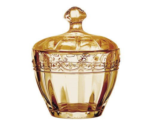 Potiche Decorativo Paris Âmbar - 8,5X10,8X8,5X8,5cm, multicolor | WestwingNow