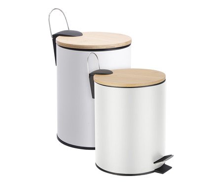 Lixeira Radius Branco - 5L | Westwing