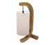Abajur Imbuia com Cúpula Cilíndrica Rústico Bivolt, wood pattern | WestwingNow
