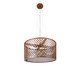 Pendente Chess Bivolt, wood pattern | WestwingNow