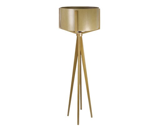 Luminária Carvalho com Cúpula Cilíndrica Lisius Carvalho Bivolt, wood pattern | WestwingNow
