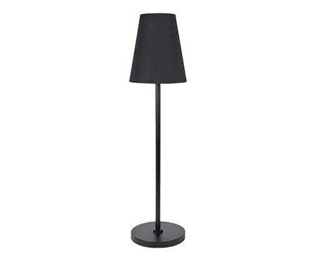 Abajur Preto Cúpula Cone Preto Bivolt | Westwing