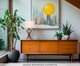 Abajur Imbuia com Cúpula Cilíndrica Linho Bivolt, wood pattern | WestwingNow