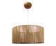 Pendente Imbuia com Cúpula Cilíndrica Corda Náutica Rami Bivolt, wood pattern | WestwingNow