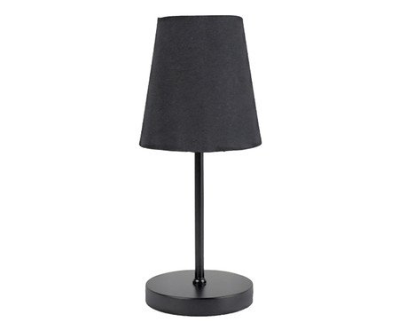 Abajur Preto Cúpula Cone Preto Bivolt | Westwing