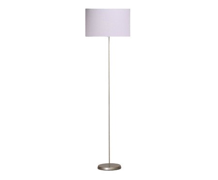 Luminária Champanhe com Cúpula Cilíndrica Branca Bivolt | Westwing