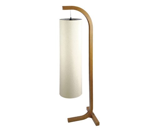 Luminária Imbuia com Cúpula Cilíndrica Rústico Bivolt, wood pattern | WestwingNow