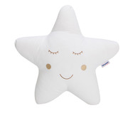 Almofada Estrela Bordada Branca - 180 Fios | WestwingNow