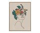 Quadro Mulher com Flores Eva I, beige | WestwingNow